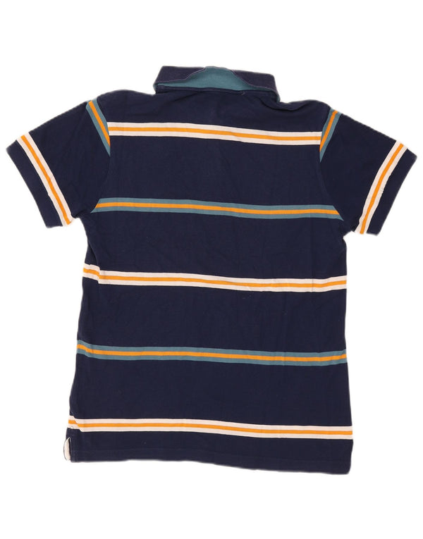 Polo Kappa Hombre Rayas Azul Marino Medio