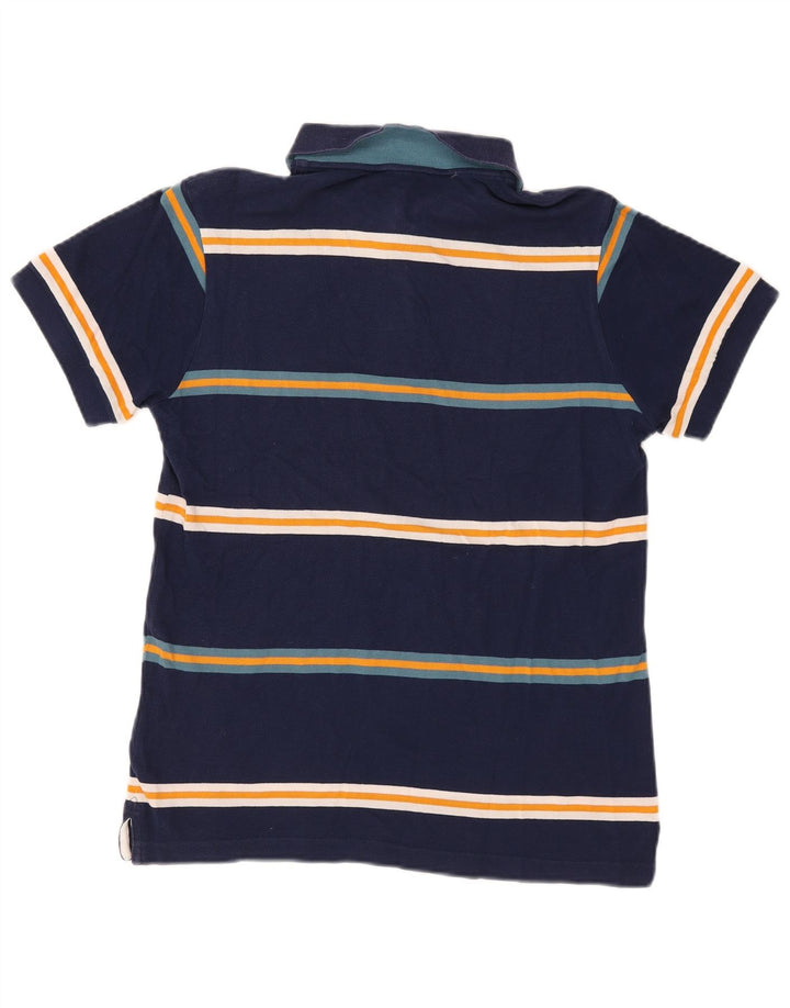 Polo Kappa Hombre Rayas Azul Marino Medio