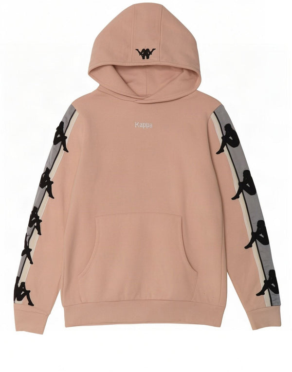 Kappa Hombre Sudadera Con Capucha Gráfica XS Rosa Colorblock