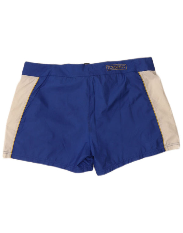 Iceberg Bañador Hombre 2XL Azul Colorblock Poliéster