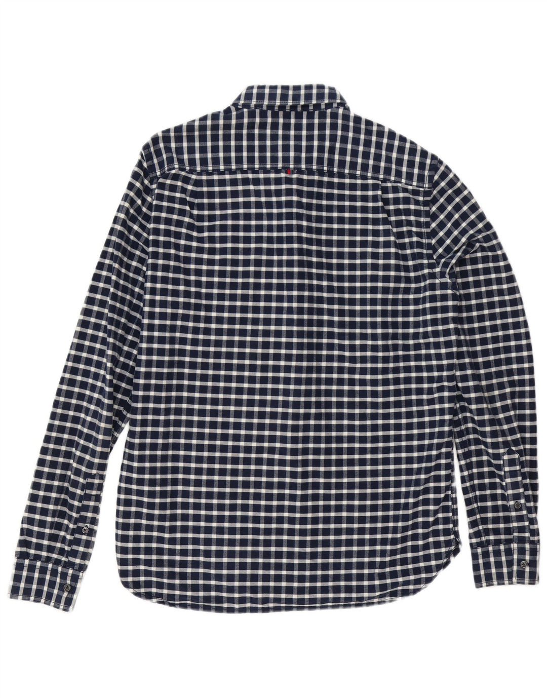 Superdry Camisa Grande De Algodón A Cuadros Azul Marino Para Hombre