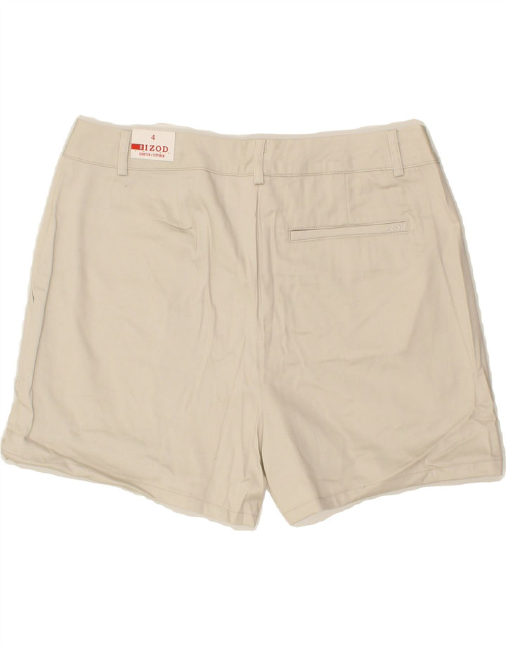 IZOD Womens Chino Shorts US 4 Small W27  White Cotton Vintage Izod and Second-Hand Izod from Messina Hembry 