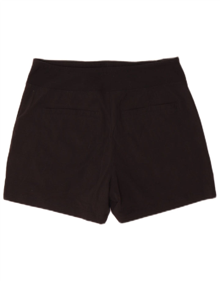 Athleta Pantalones cortos deportivos para mujer US 6 mediano nailon negro