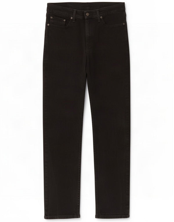 Levi's Jeans rectos para hombre W32 L32 Algodón negro