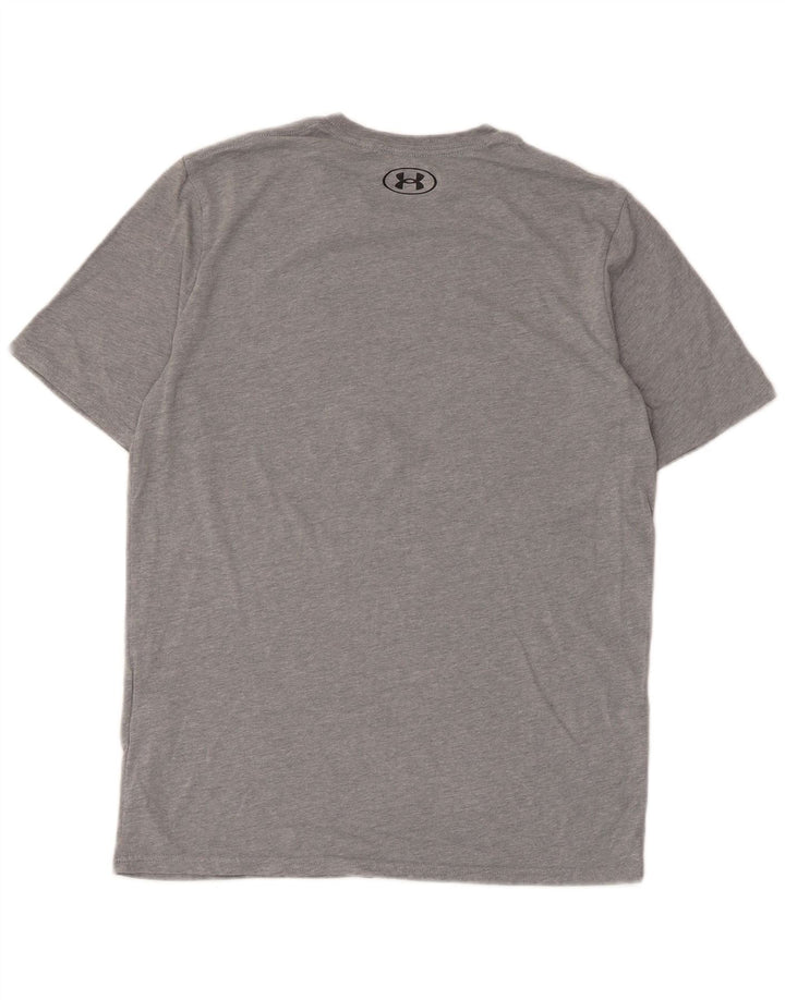 Camiseta Under Armour Hombre Top Small Gris Algodón