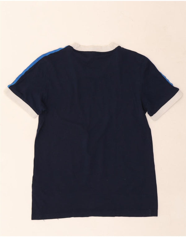 ADIDAS Camiseta para mujer Top UK 10 Small Azul marino Algodón