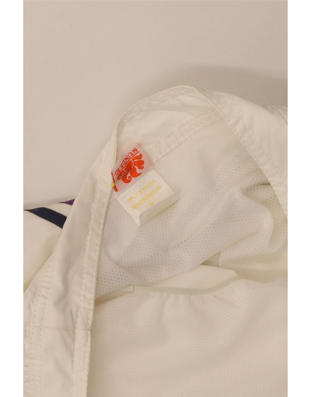 Sundek Bañador Corto Hombre Grande Poliéster Blanco