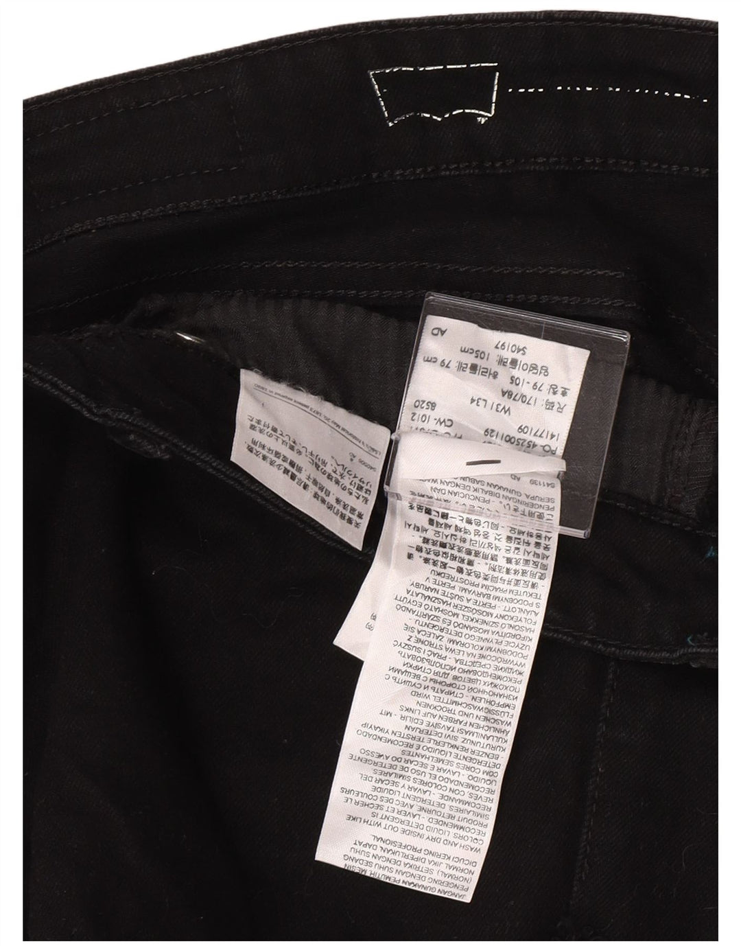 Shorts Vaqueros Levi's Mujer W31 Medium Negro Algodón