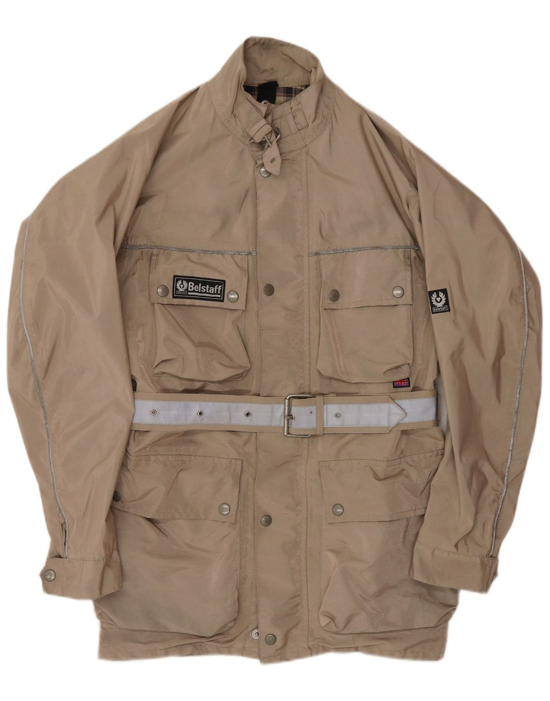 BELSTAFF Chaqueta utilitaria para hombre IT 42 2XS Nylon gris