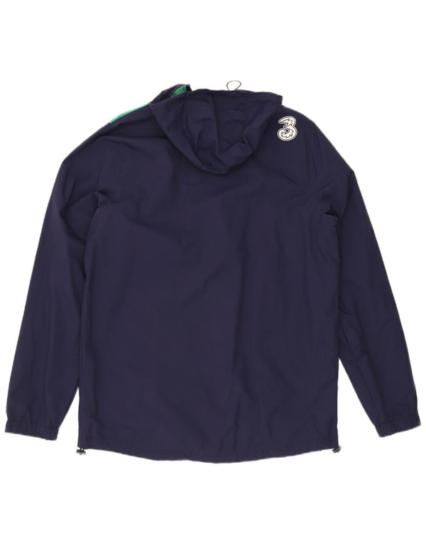 Canterbury Chaqueta impermeable con capucha IRFU para hombre UK 38 Medium Azul marino Colorblock