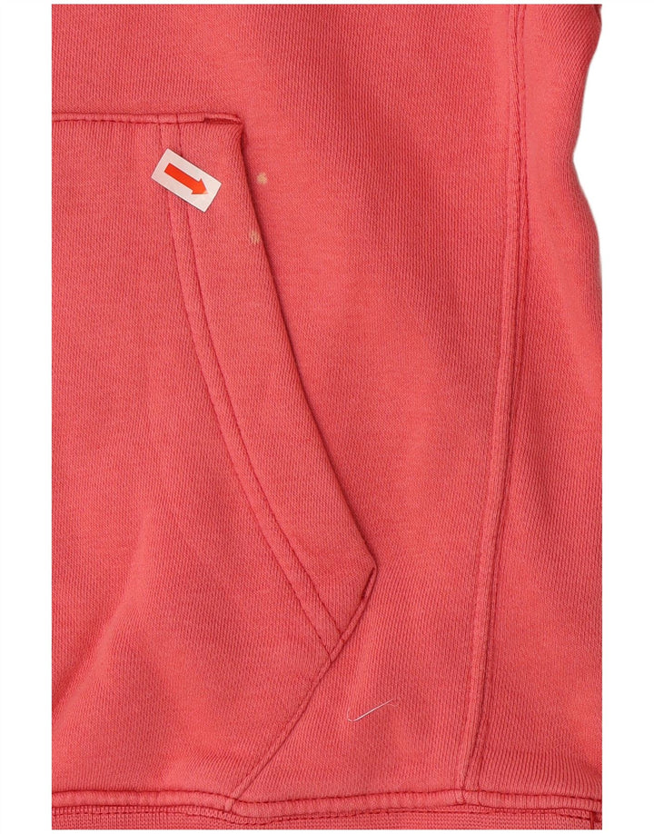 Nike - Sudadera con capucha para hombre, talla pequeña, color rojo, algodón