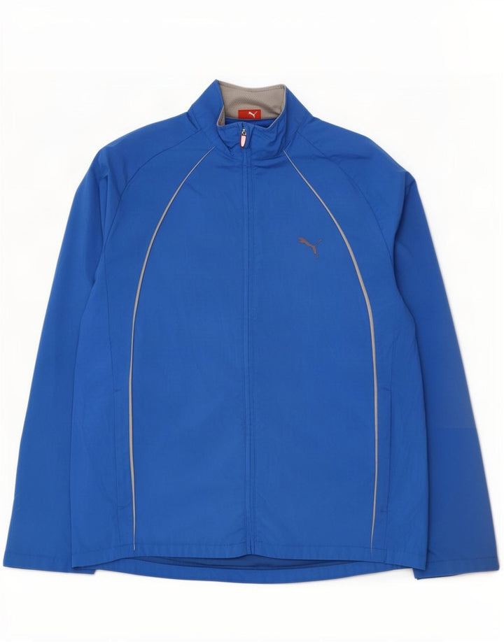 Puma Hombre Chándal Top Chaqueta Poliéster Azul Medio