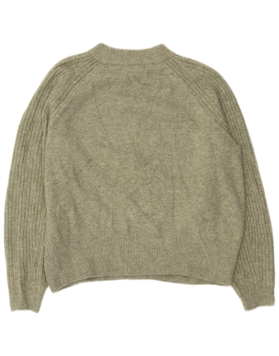 Marks & Spencer - Jersey con cuello alto para mujer, talla 40, color verde medio