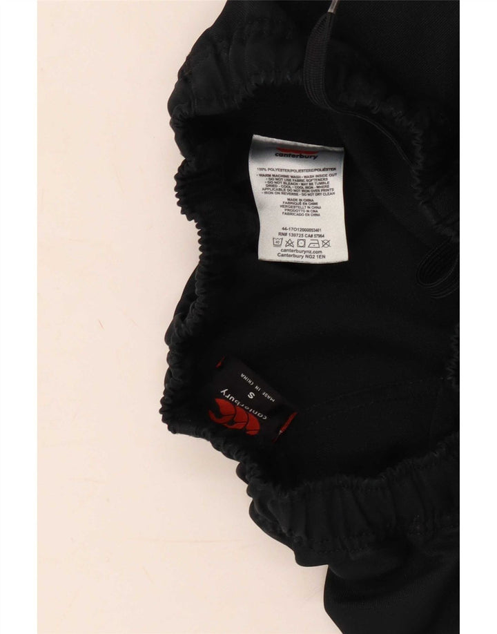 Canterbury Pantalones cortos deportivos para hombre Pequeño Poliéster negro