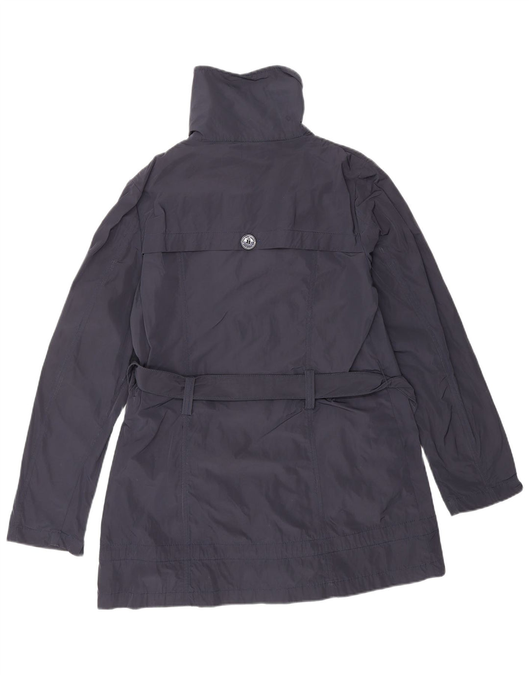 ARMANI JEANS Gabardina para mujer US 6 Medio Azul Marino Poliéster