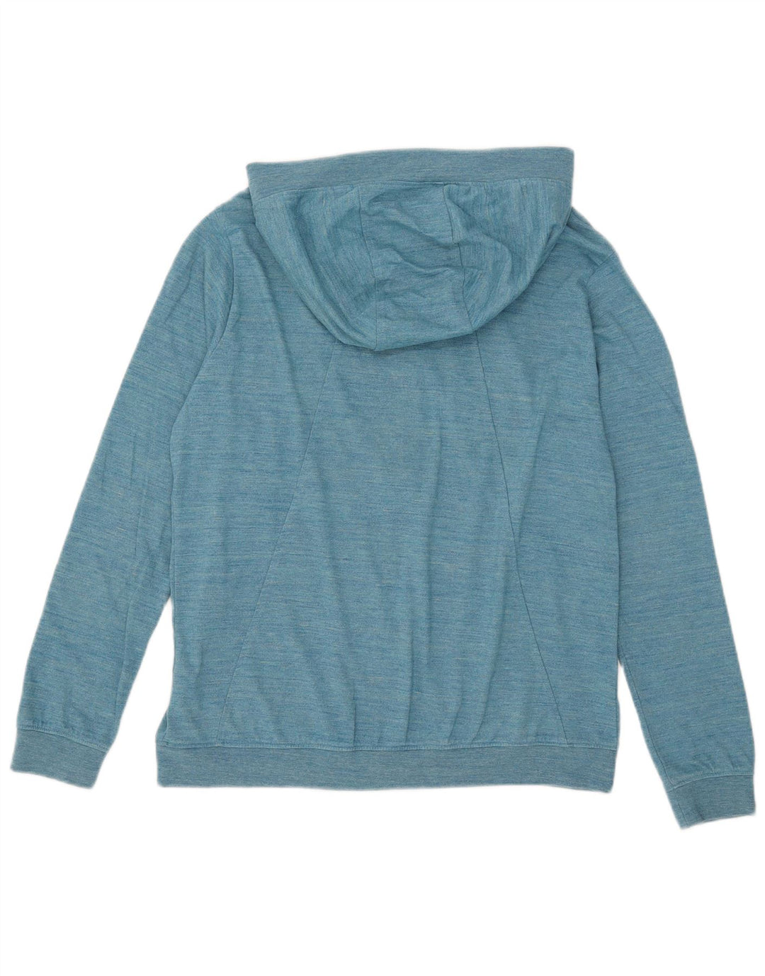 Nike - Sudadera con capucha y cremallera para mujer (talla 40), poliéster moteado azul grande