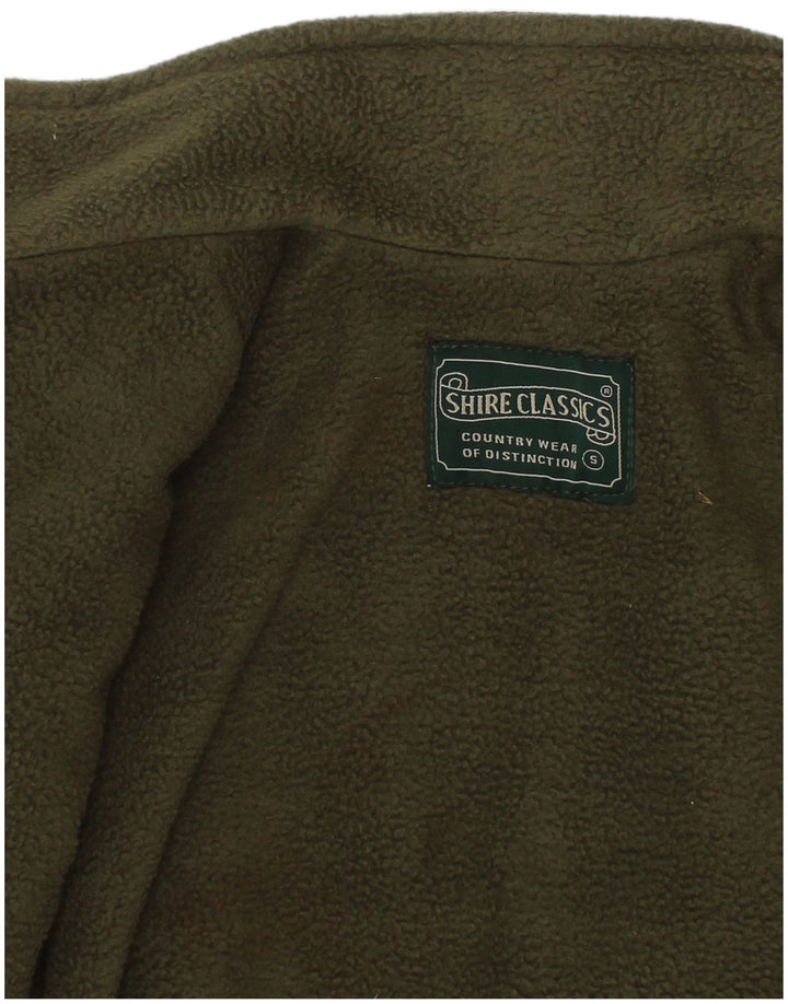 Abrigo Vintage Para Niños 4-5 Años Lana A Cuadros Caqui