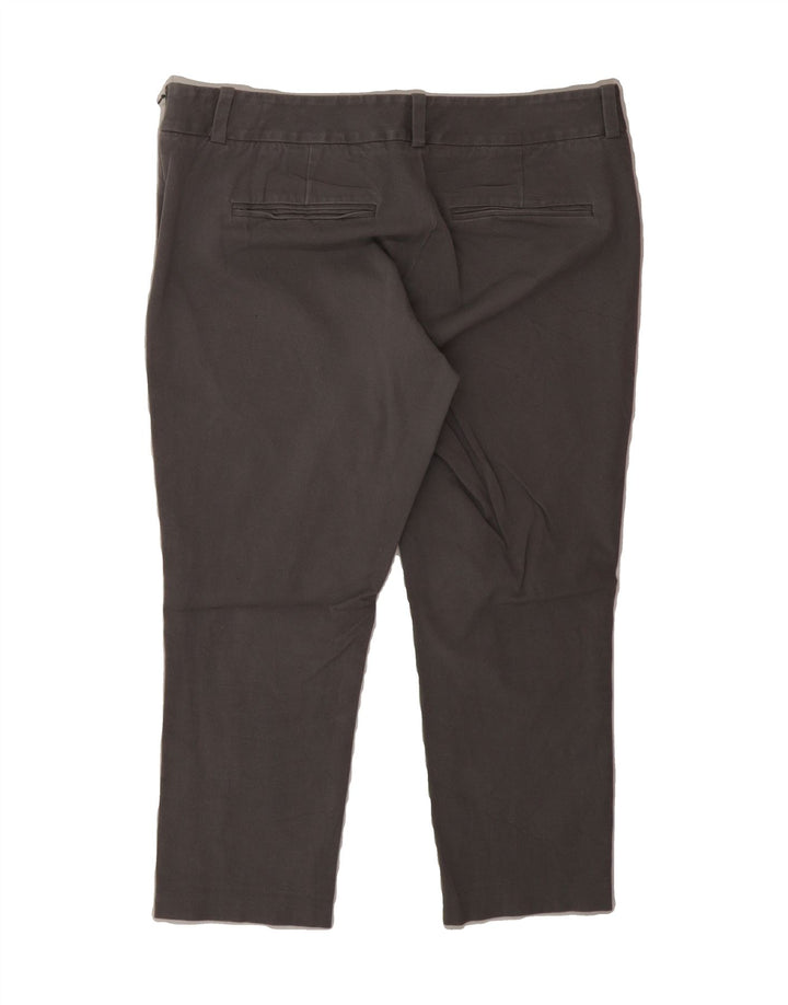 EDDIE BAUER Womens Petite Capri Suit Trousers US 8 Medium W34 L22 Grey Vintage Eddie Bauer and Second-Hand Eddie Bauer from Messina Hembry 