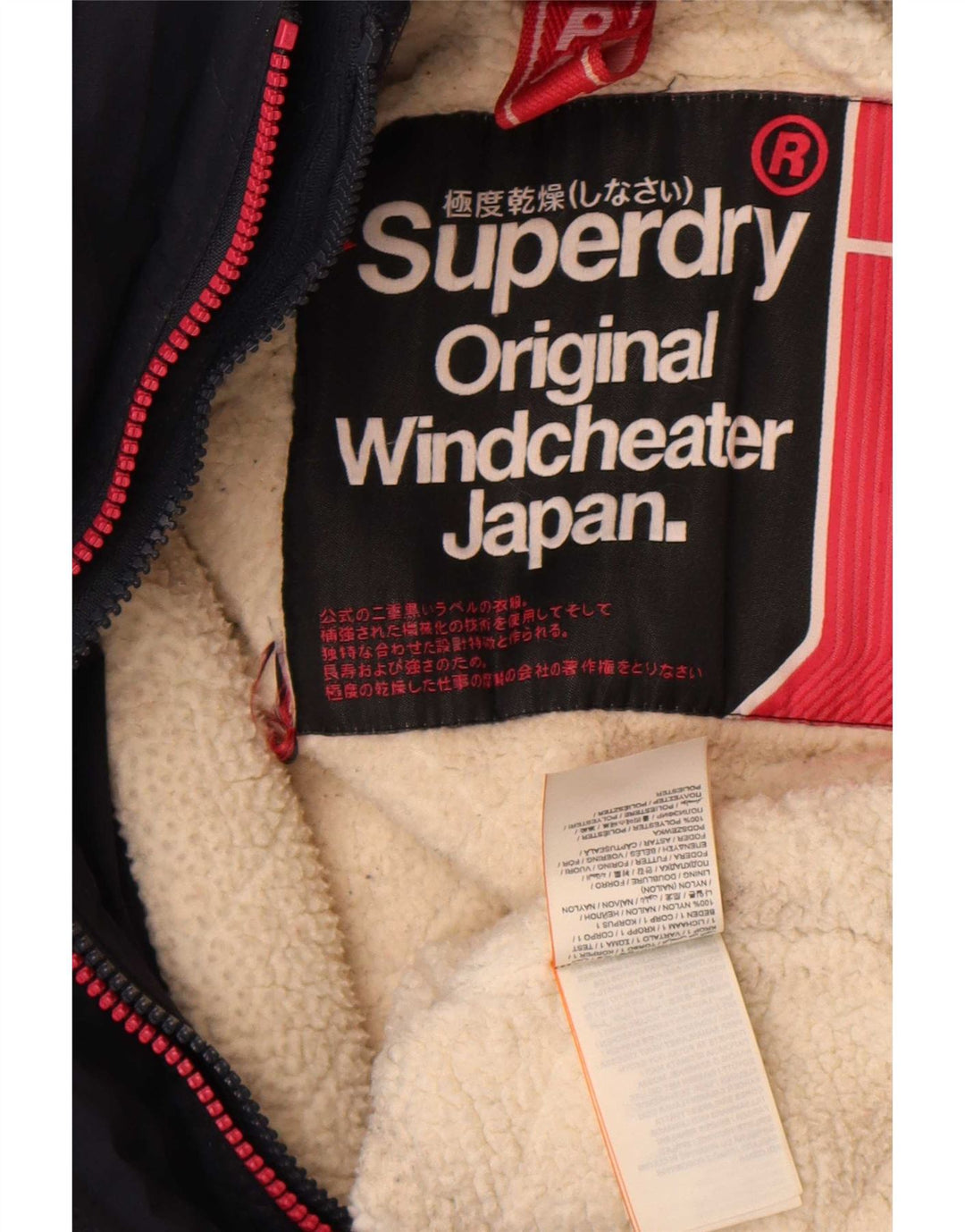 Superdry Chaqueta Acolchada con Capucha Windcheater para Mujer UK 44 Grande Azul Marino