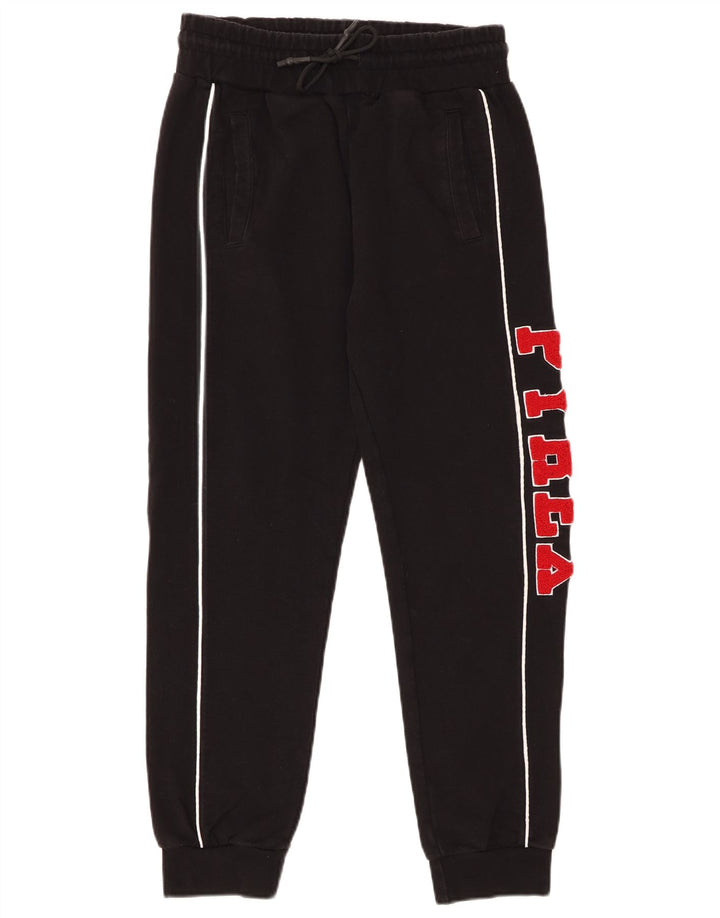 Pyrex Hombre Pantalones De Chándal Gráfico Joggers Mediano Algodón Negro