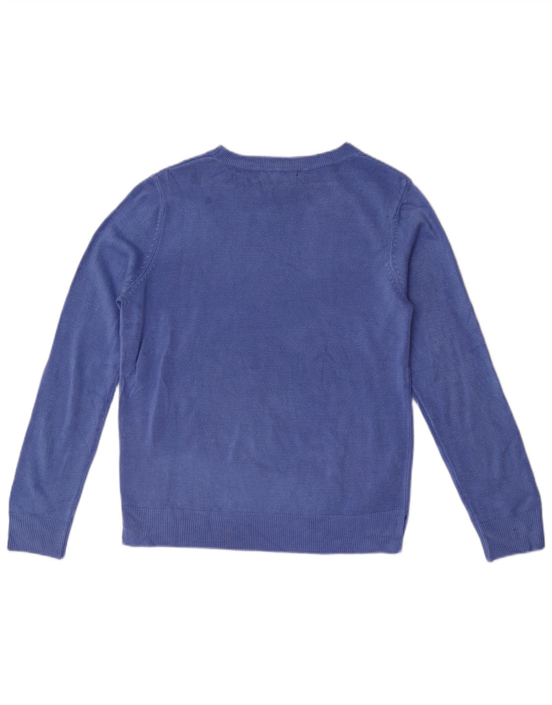 Marks & Spencer Jersey con Cuello Barco para Mujer UK 40 Azul Medio