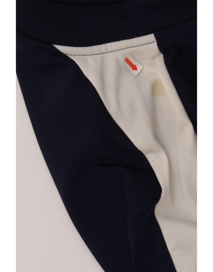 Puma Hombre Chándal Top Chaqueta Pequeña Azul Marino Colorblock Poliéster