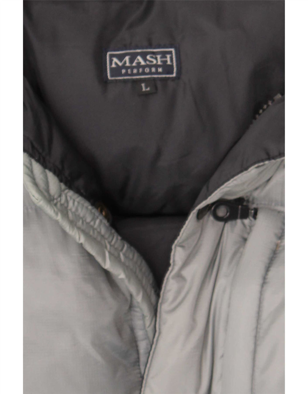Mash Chaqueta acolchada con capucha para hombre UK 40 Large Grey