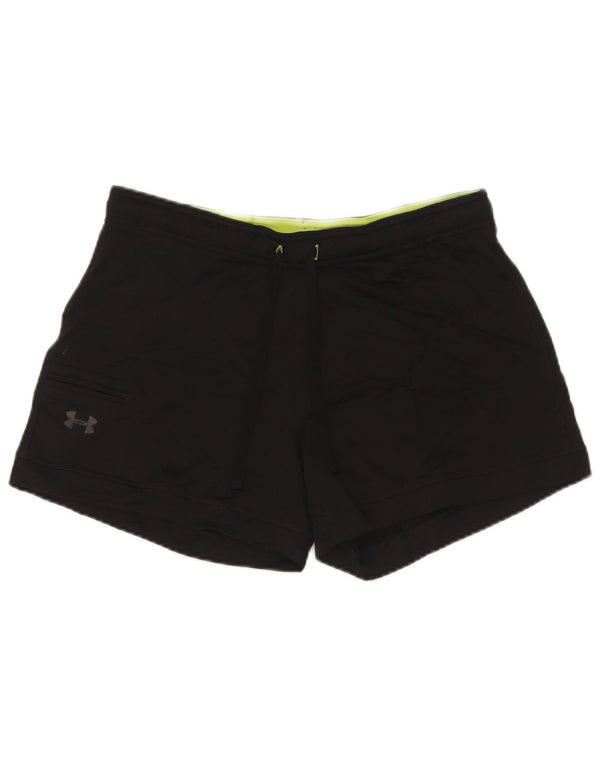 Under Armour Pantalones cortos deportivos Heat Gear para mujer UK 40 Mediano Poliéster negro