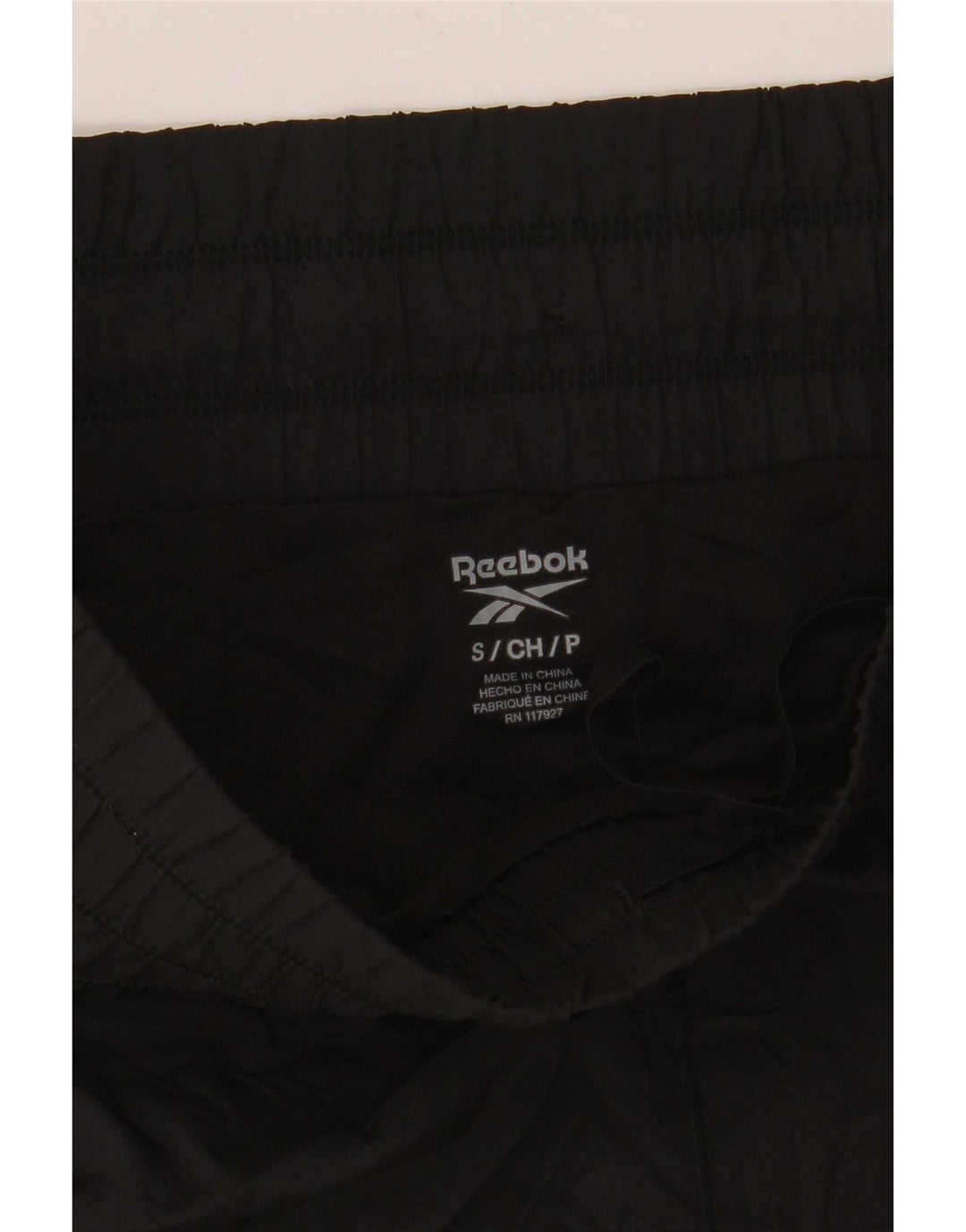 Reebok Pantalones cortos deportivos para mujer UK 10 Small Poliéster negro