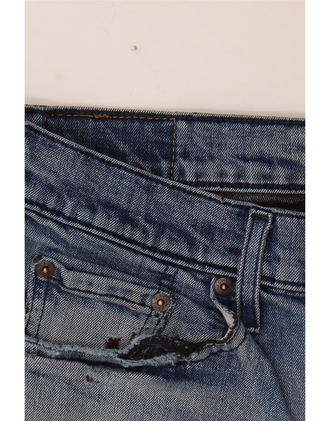 LEVI'S Mens 541 Slim Jeans W30 L32 Blue Cotton Vintage Levi's and Second-Hand Levi's from Messina Hembry 