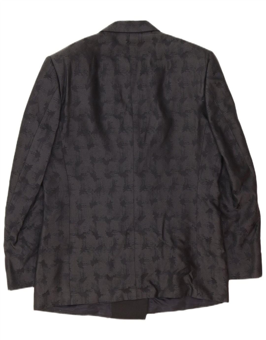Pierre Cardin Chaqueta Blazer para Hombre IT 50 Grande Negro Geométrico Clásico