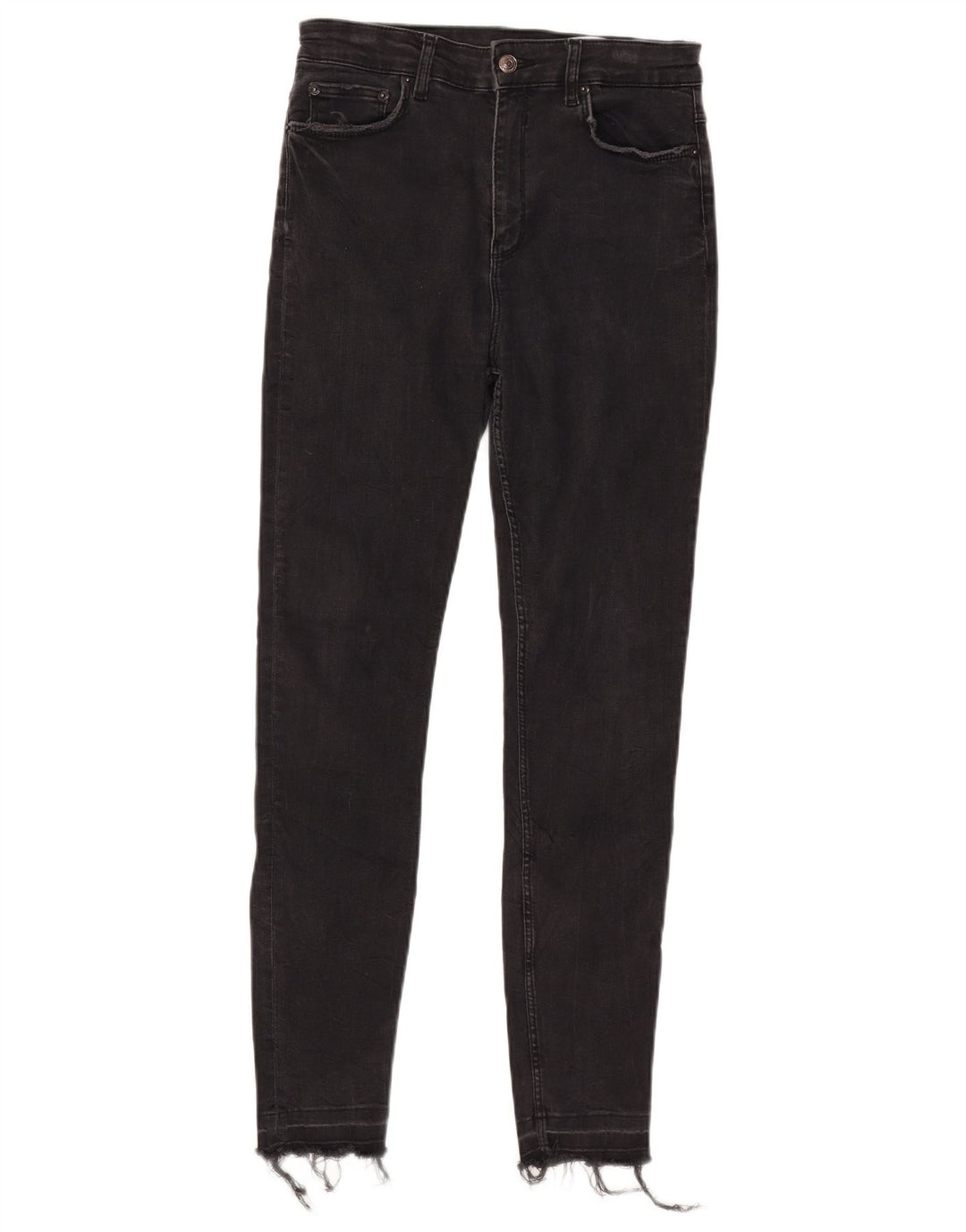 Zara Vaqueros Pitillo Mujer EU 40 Mediano W30 L28 Negro