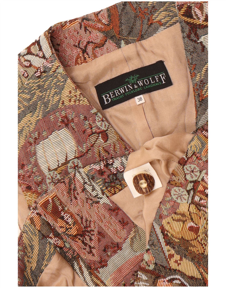 Berwin & Wolff Chaleco De Mujer IT 38 XS Algodón Patchwork Multicolor