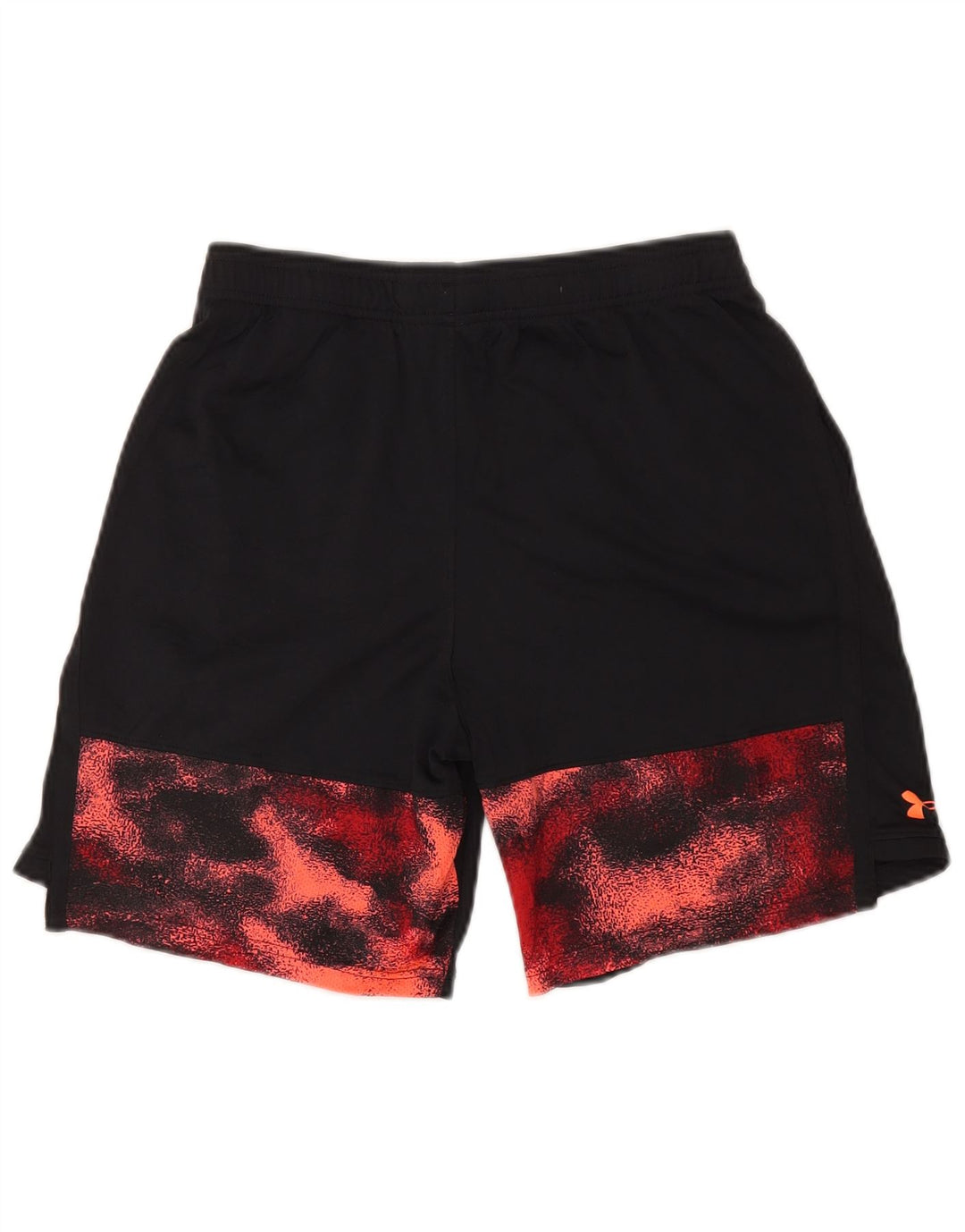 UNDER ARMOUR Pantalones cortos deportivos con estampado abstracto para niños 13-14 años XL Negro