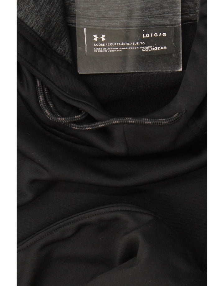 UNDER ARMOUR Jersey con capucha Cold Gear para mujer Reino Unido 40 Grande Negro