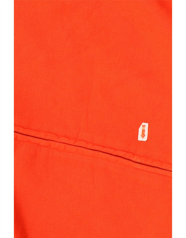 Kappa Hombre Chándal Top Chaqueta De Algodón Naranja Medio