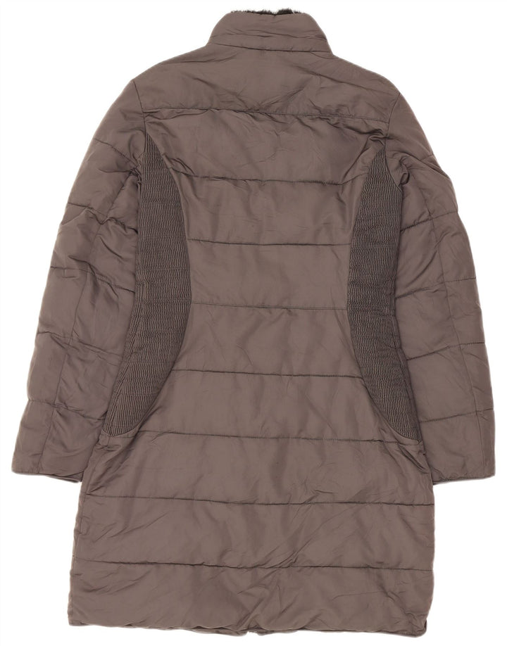 Hobbs Abrigo acolchado para mujer UK 10 Pequeño poliéster gris