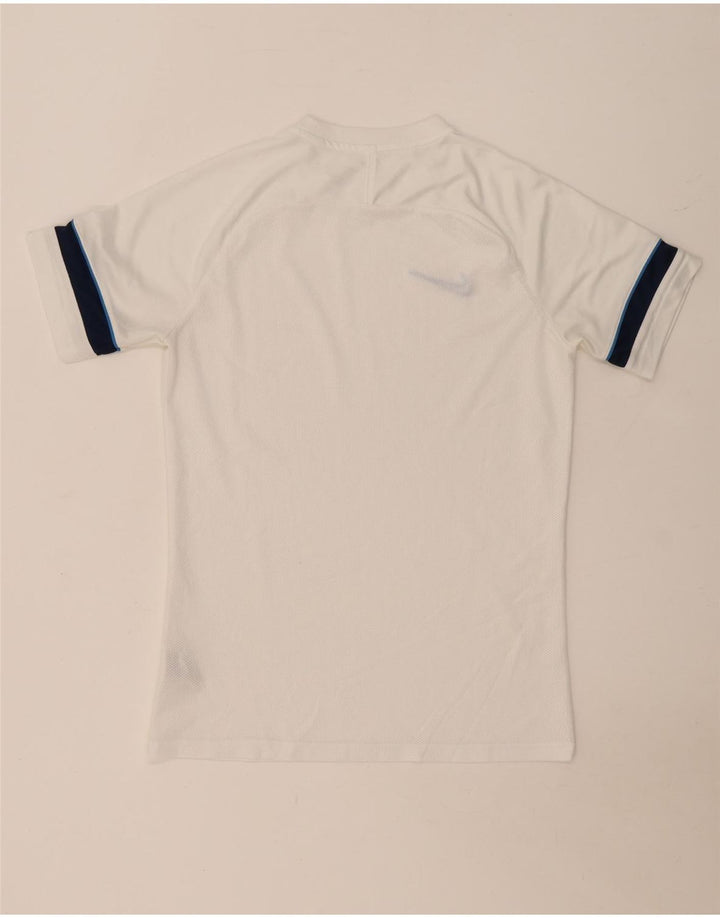 NIKE Camiseta Dri Fit para Hombre Top Medium Blanco Colorblock Poliéster