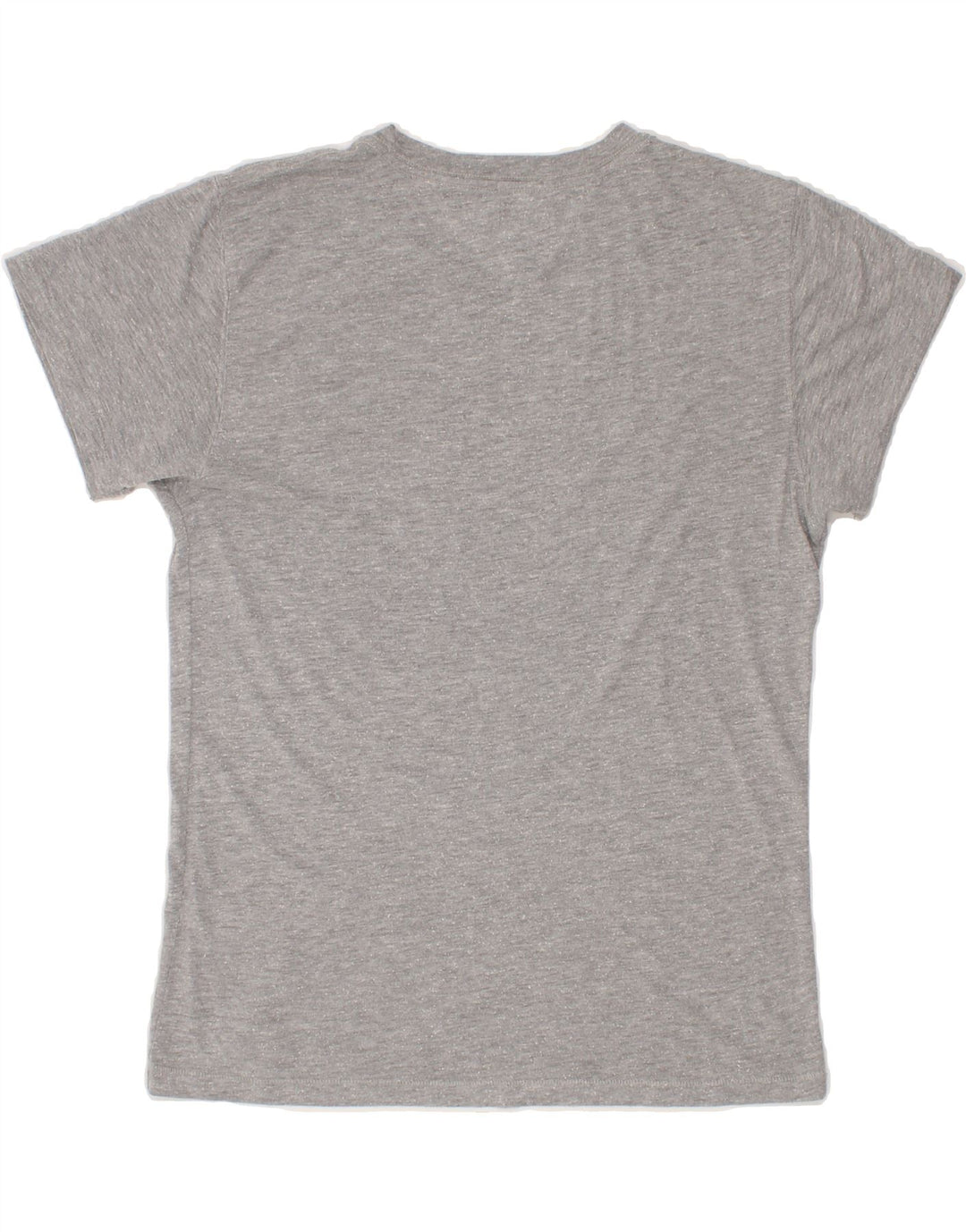 TOMMY HILFIGER Mens Graphic T-Shirt Top Small Grey Colourblock Vintage Tommy Hilfiger and Second-Hand Tommy Hilfiger from Messina Hembry 