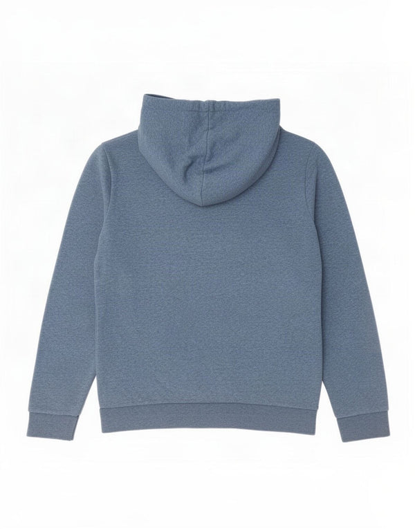 Adidas Womens Graphic Hoodie Jumper UK 8/10 Small Blue Cotton