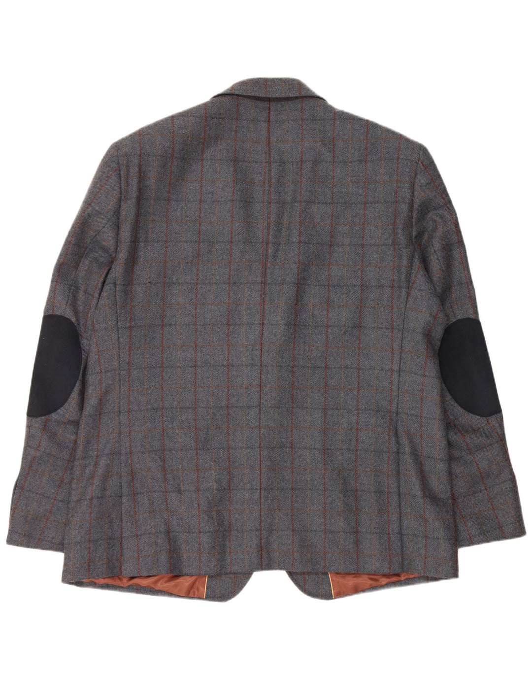 Woolrich Chaqueta tipo blazer de 2 botones para hombre UK 48 4XL Lana a cuadros gris