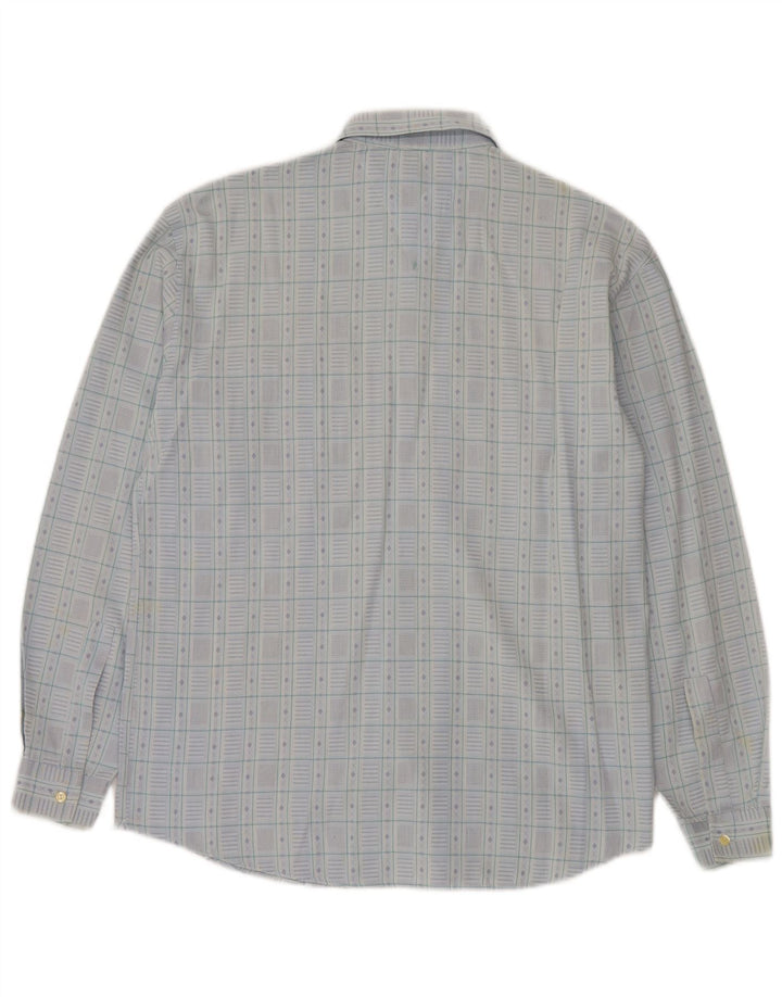 Wampum Camisa a cuadros para hombre Small Blue Fair Isle