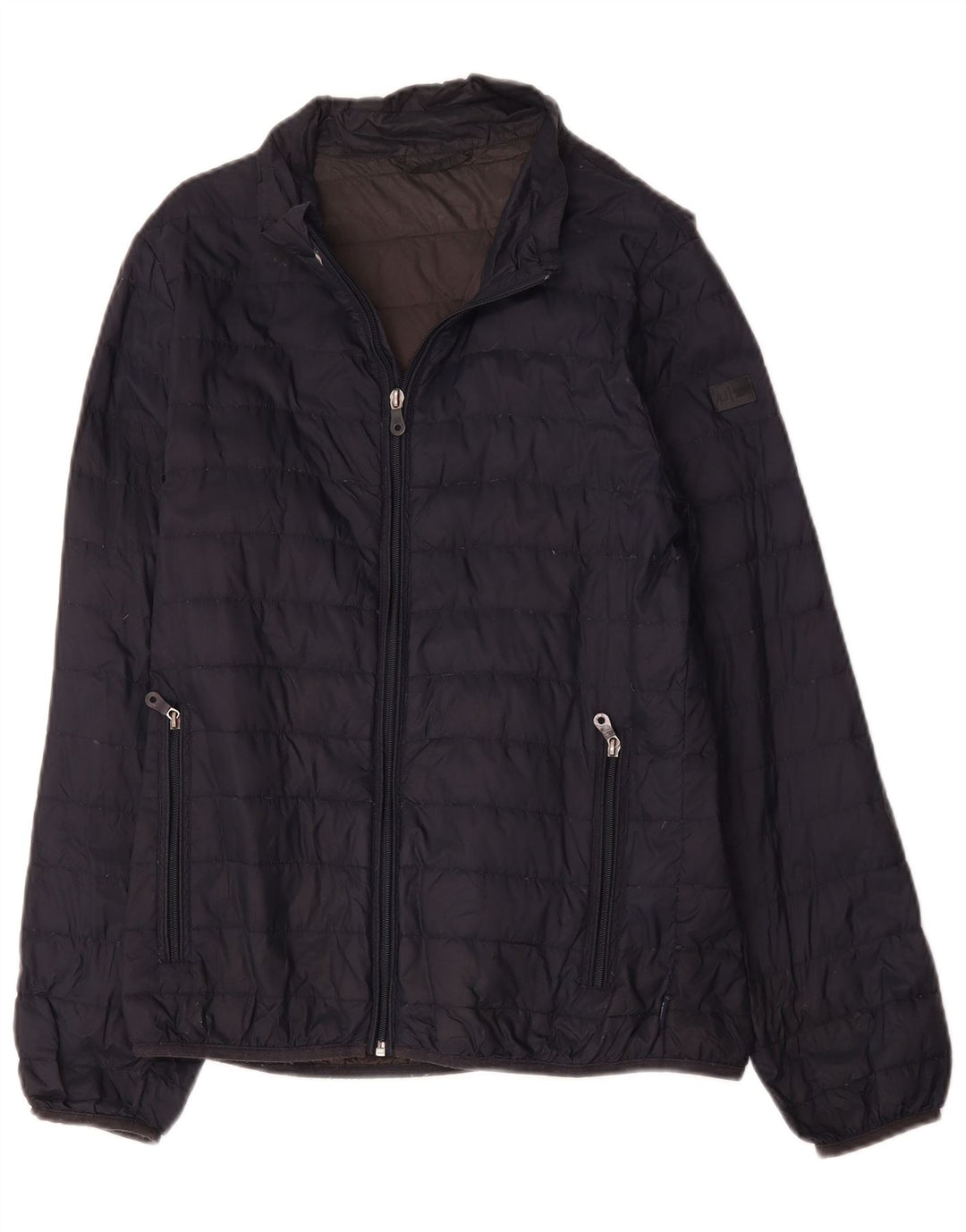 Armani Jeans Chaqueta Acolchada Hombre IT 48 Medium Azul Marino Poliamida