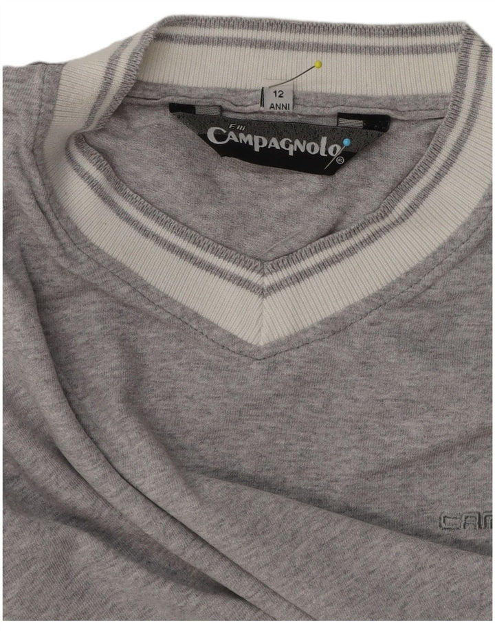 Campagnolo Camiseta para niño Top 11-12 años Gris Moteado