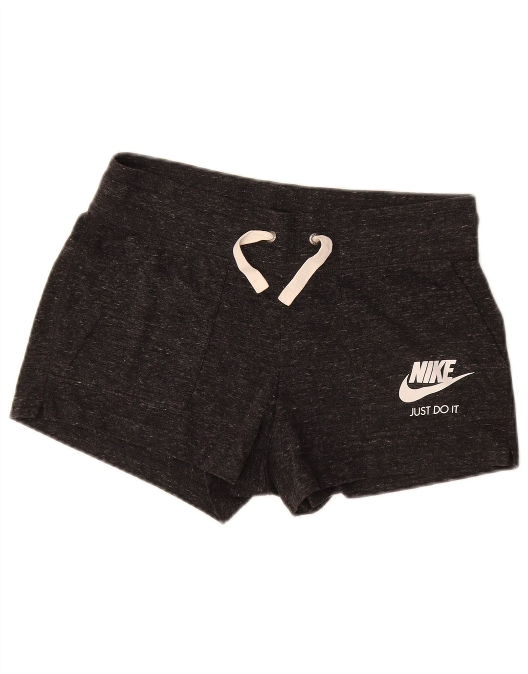 Nike Pantalones cortos deportivos gráficos para mujer UK 44 Mediano Negro Moteado