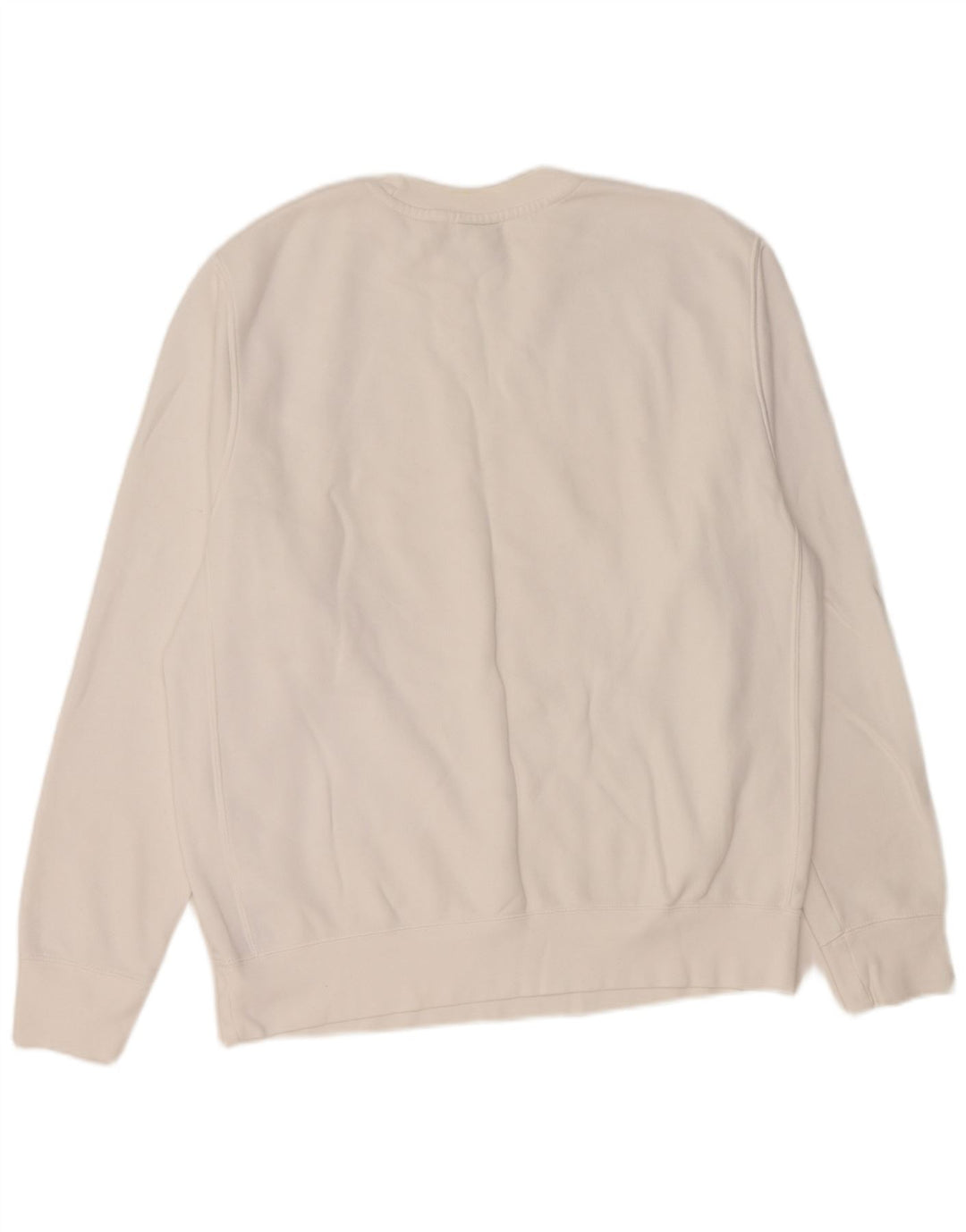 NIKE Sudadera Jumper Medium Blanco Algodón Hombre