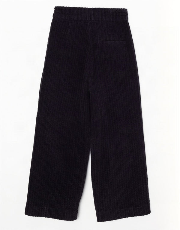 Marks & Spencer Pantalones de pana de pierna ancha para mujer UK 6 XS W24 L22 Azul marino