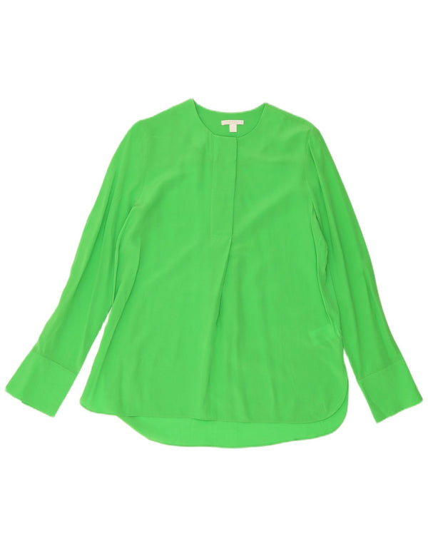 Cos Blusa de manga larga para mujer Top EU 36 Small Green Silk