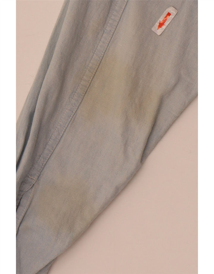 Camisa Valentino Hombre Talla 39 Azul Medio