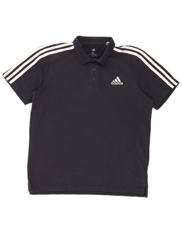 Polo Adidas Hombre Mediano Azul Marino Algodón